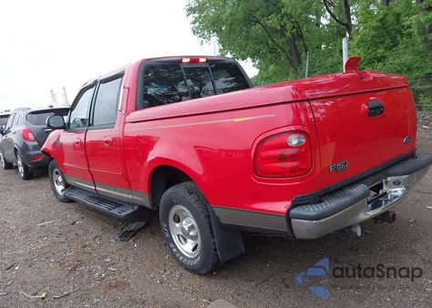 2002 Ford F-150 Lariat/Xlt из США, поврежденный, VIN 1FTRW07L22KB58367